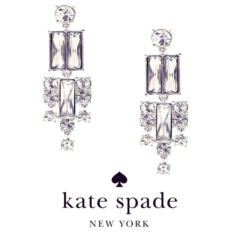 NWT Iridescent Crystal Kate Spade City Skyline